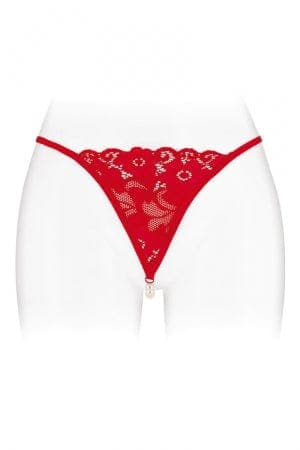 String ficelle extensible en perle stimulante Venusina rouge - Fashion Secret