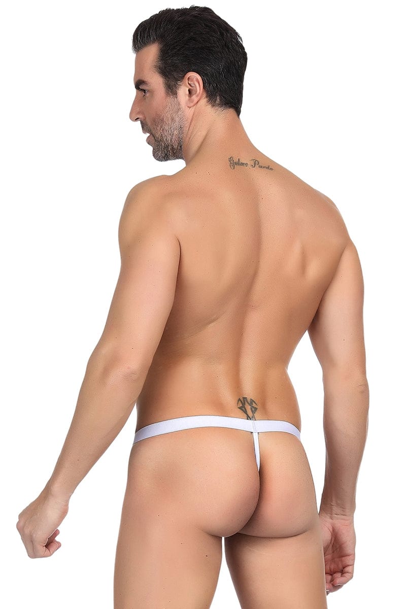 String homme blanc résille fine Taille Unique - Paris Hollywood