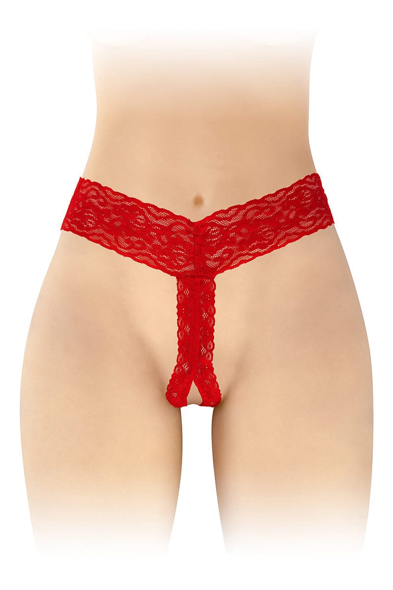 String ouvert échancré rouge Anita Taille Unique - Fashion Secret