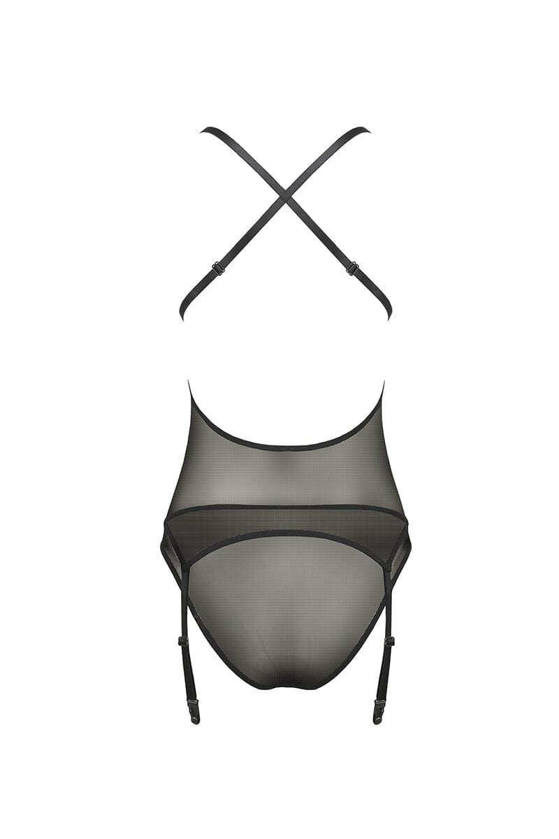 Tenue sexy guêpière dentelle et string sexy Erza - Passion
