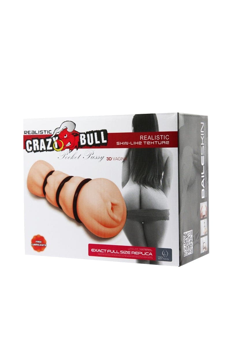 vagin réaliste masturbateur crazy bull