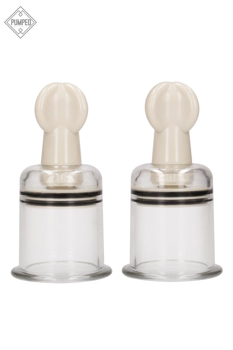 Ventouses de poitrine étanche effet succion large diamètre 3,8cm - Pumped