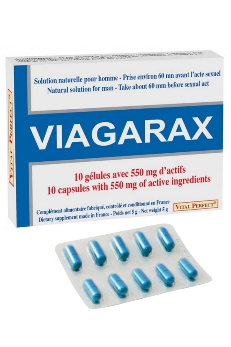 Viagarax (10 gélules aphrodisiaques pour hommes) - Vital Perfect