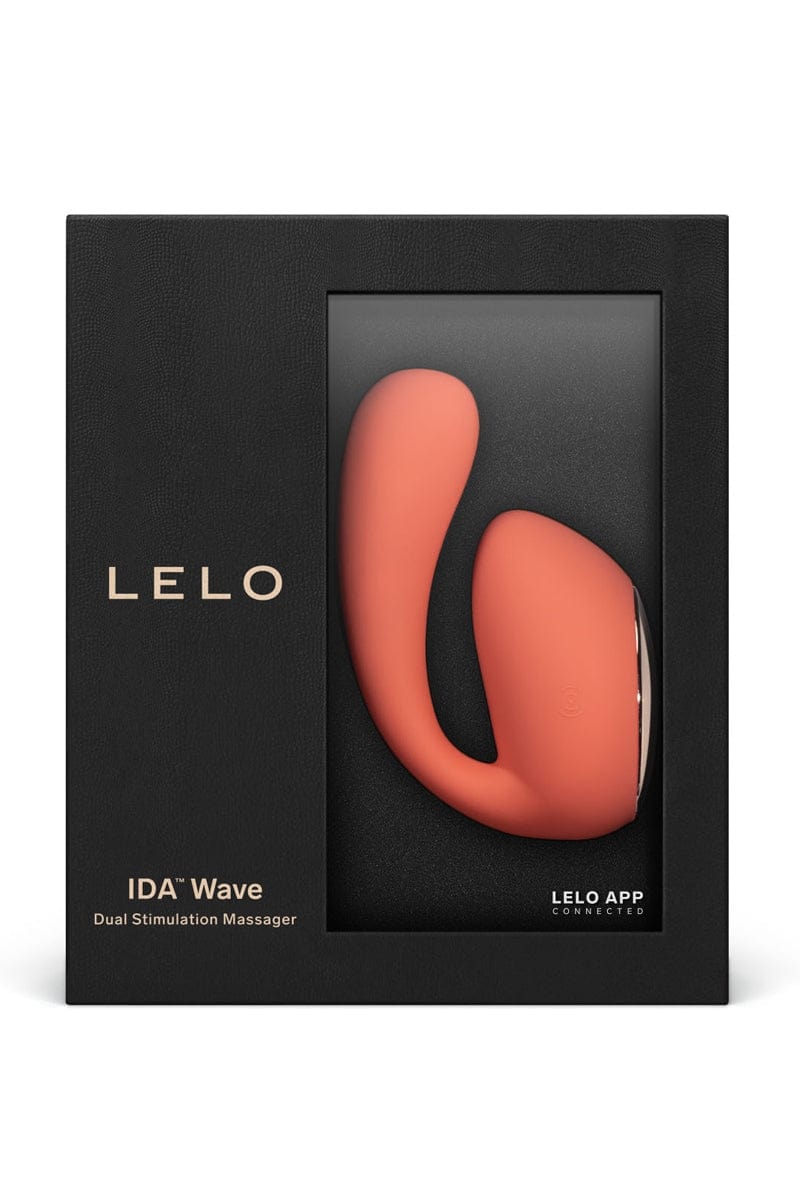 Vibro double stimulation Ida wave Corail rechargeable et connecté - Lelo