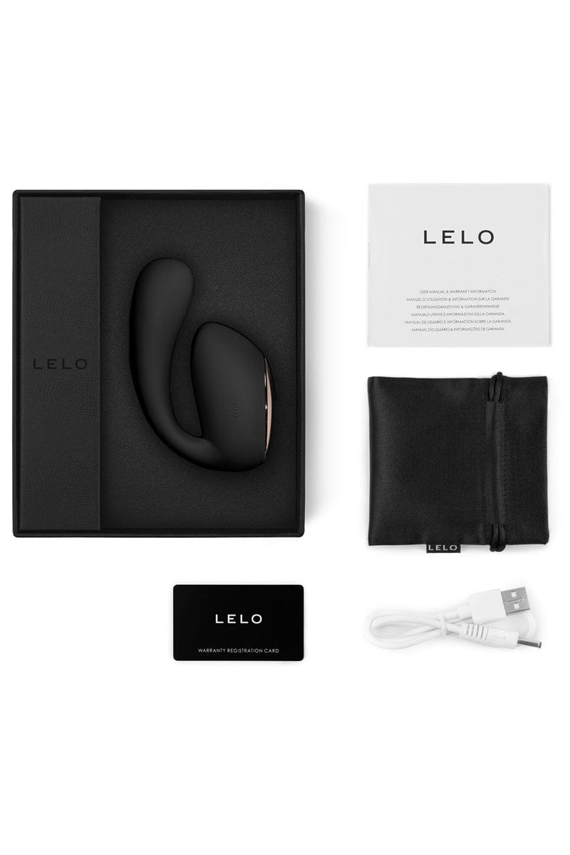 Vibro double stimulation Ida wave Noir rechargeable et connecté - Lelo