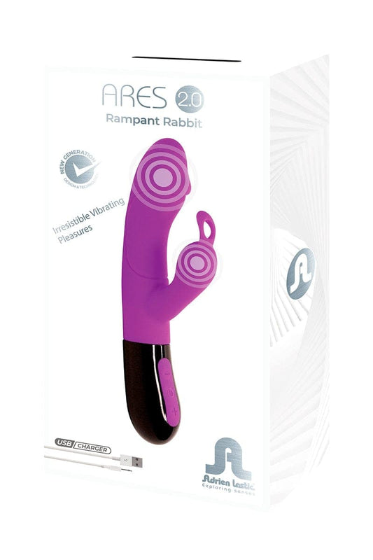 Vibro Rabbit double stimulation Ares 2.0 rechargeable 10 modes- Adrien lastic