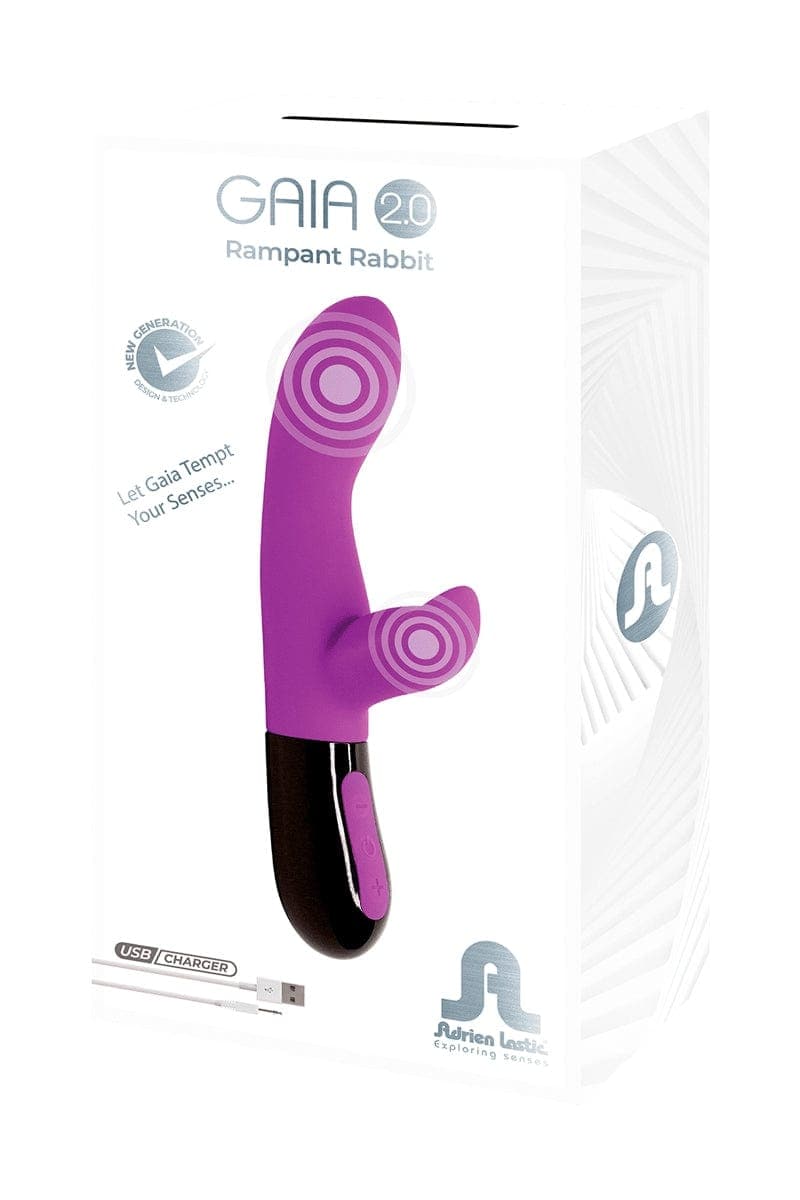 Vibro Rabbit double stimulation Gaia 2.0 rechargeable - Adrien lastic