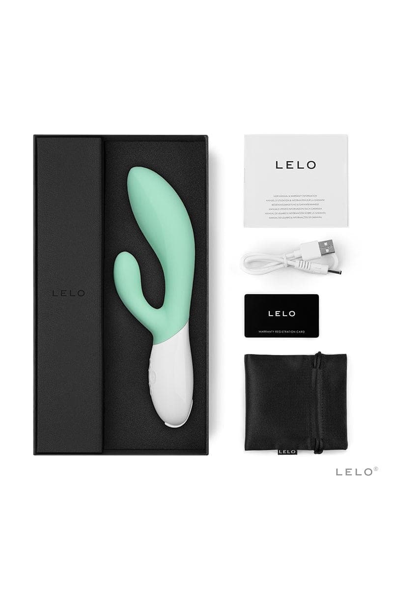 Vibro Rabbit en silicone étanche pulsation intense Ina 3 Seaweed - Lelo