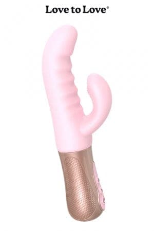 Vibro rabbit rechargeable point G clitoris Sassy Bunny rose - Love to Love
