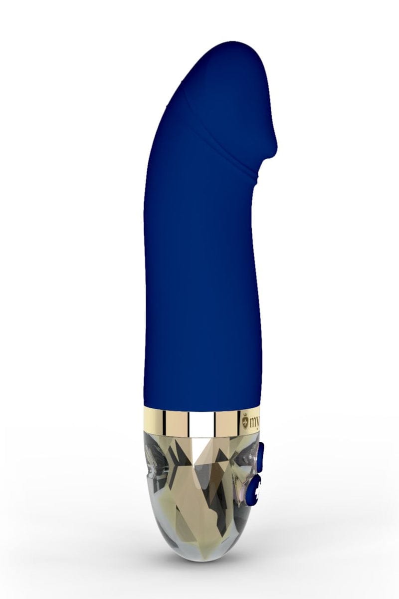 Vibro semi réaliste de luxe bleu Real Deal Neal - Mystim