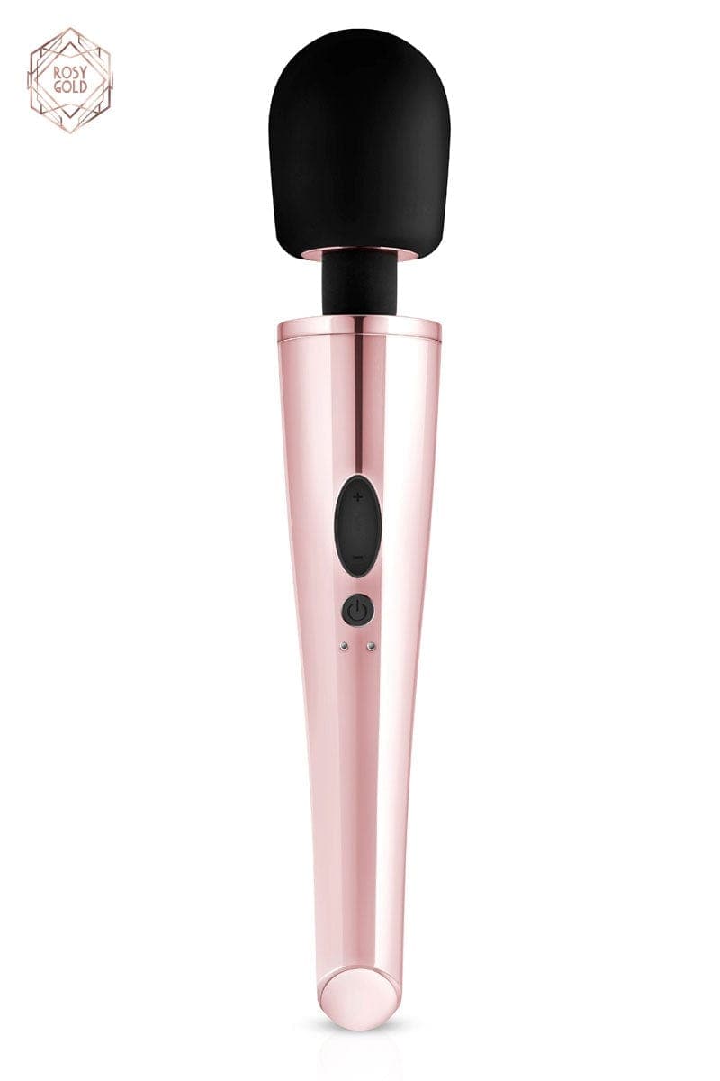 Vibro Wand Massager baguette magique 10 vitesses de vibration - Rosy Gold