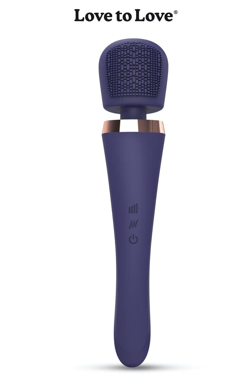 Vibro wand unisexe 20 modes de vibration Brush Crush 25cm - Love To Love