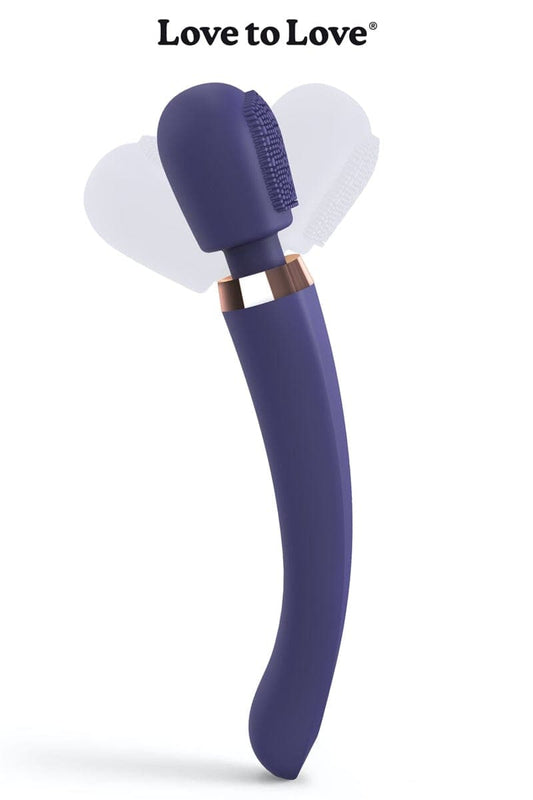 Vibro wand unisexe 20 modes de vibration Brush Crush 25cm - Love To Love