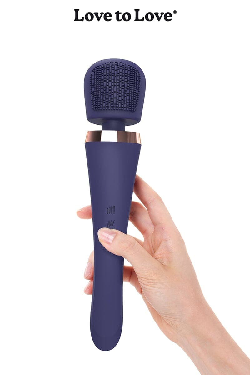 Vibro wand unisexe 20 modes de vibration Brush Crush 25cm - Love To Love