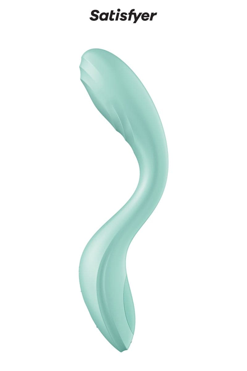Vibromasseur 100% féminin point G Rrrolling Pleasure menthe - Satisfyer