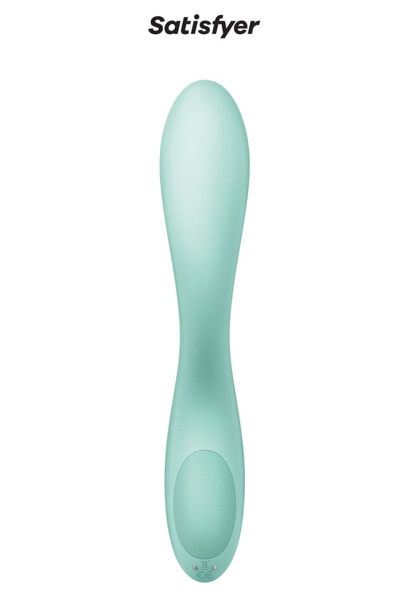 Vibromasseur 100% féminin point G Rrrolling Pleasure menthe - Satisfyer