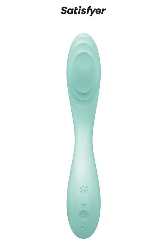 Vibromasseur 100% féminin point G Rrrolling Pleasure menthe - Satisfyer