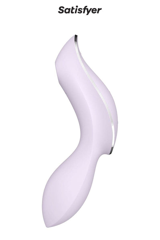 Vibromasseur à air pulsé point G Curvy Trinity 2 violet - Satisfyer