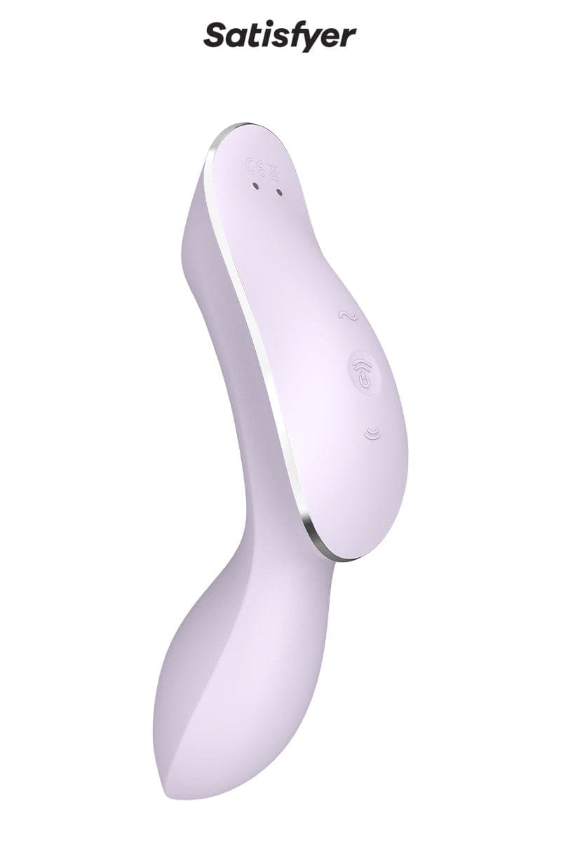 Vibromasseur à air pulsé point G Curvy Trinity 2 violet - Satisfyer