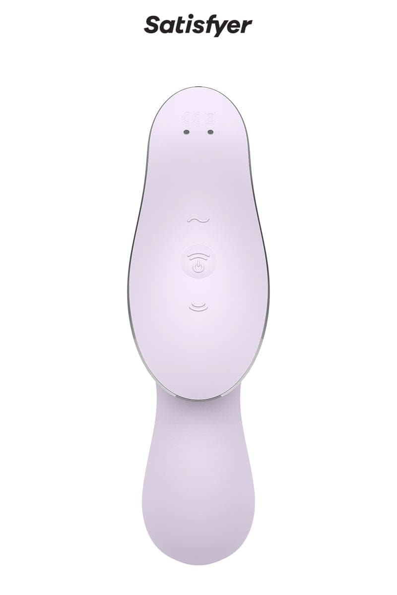 Vibromasseur à air pulsé point G Curvy Trinity 2 violet - Satisfyer