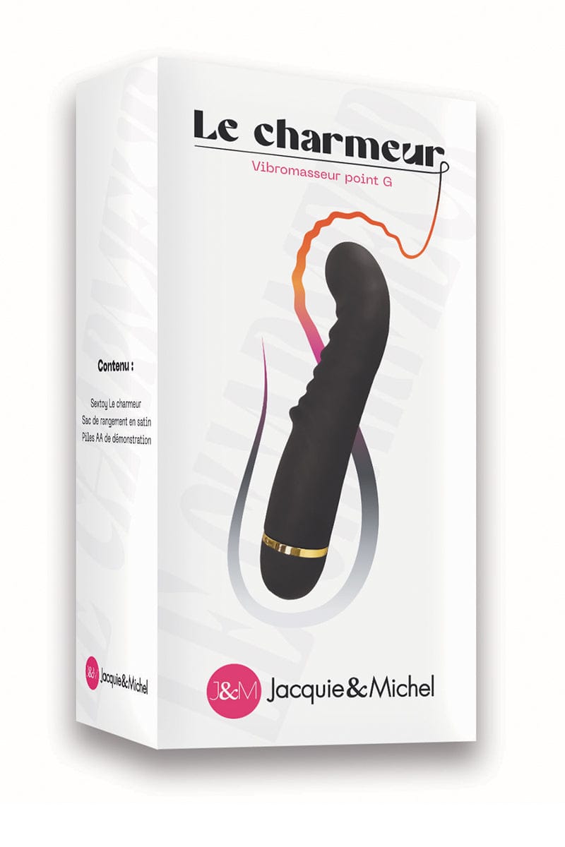 Vibromasseur anal ou vaginal 17 cm Le charmeur - Jacquie et Michel