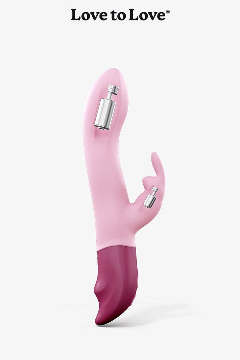 Vibromasseur courbé 7 modes de vibrations Hello Rabbit - Love to Love