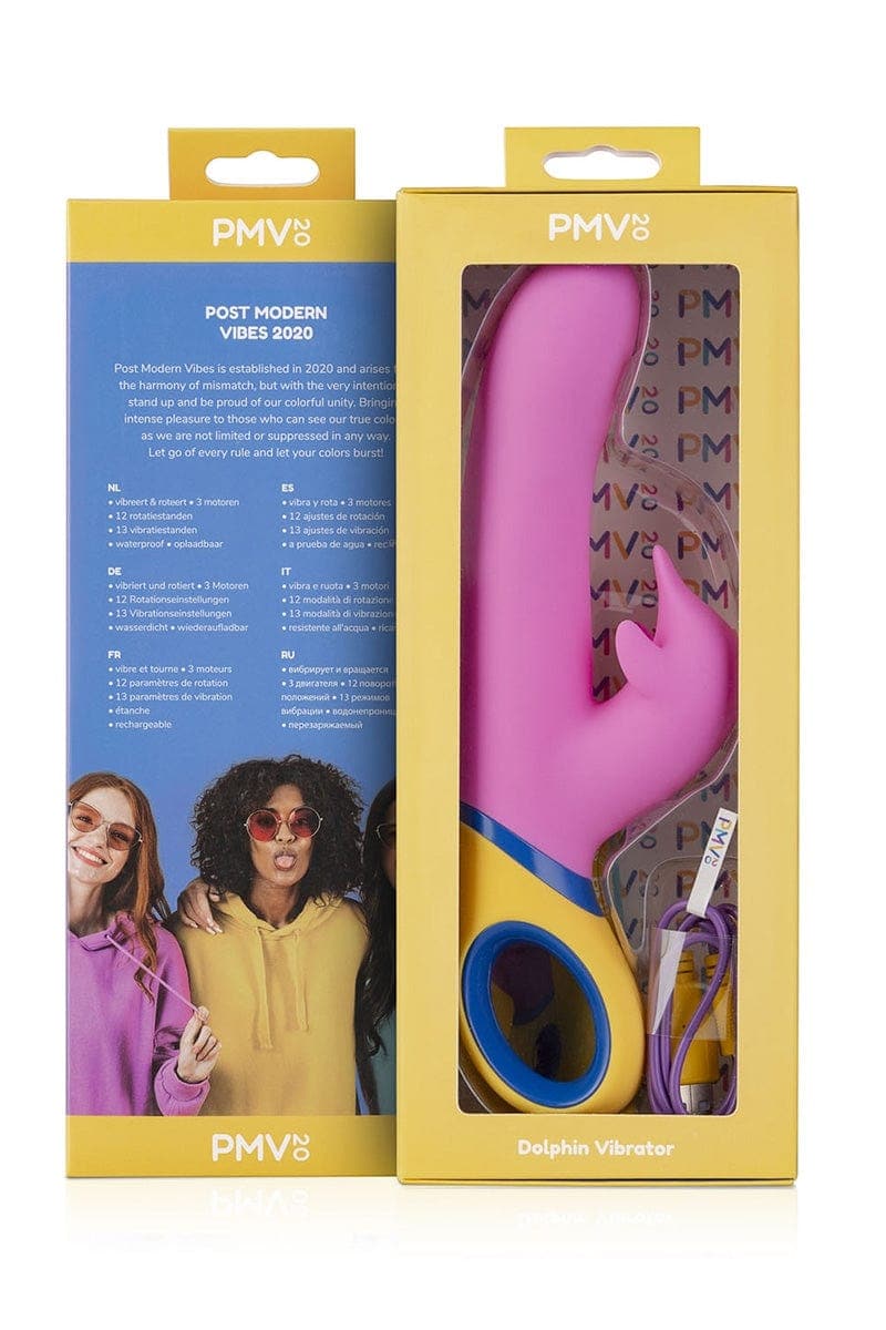 Vibromasseur dauphin stimulateur féminin intense vibration + rotation Copy - PMV20