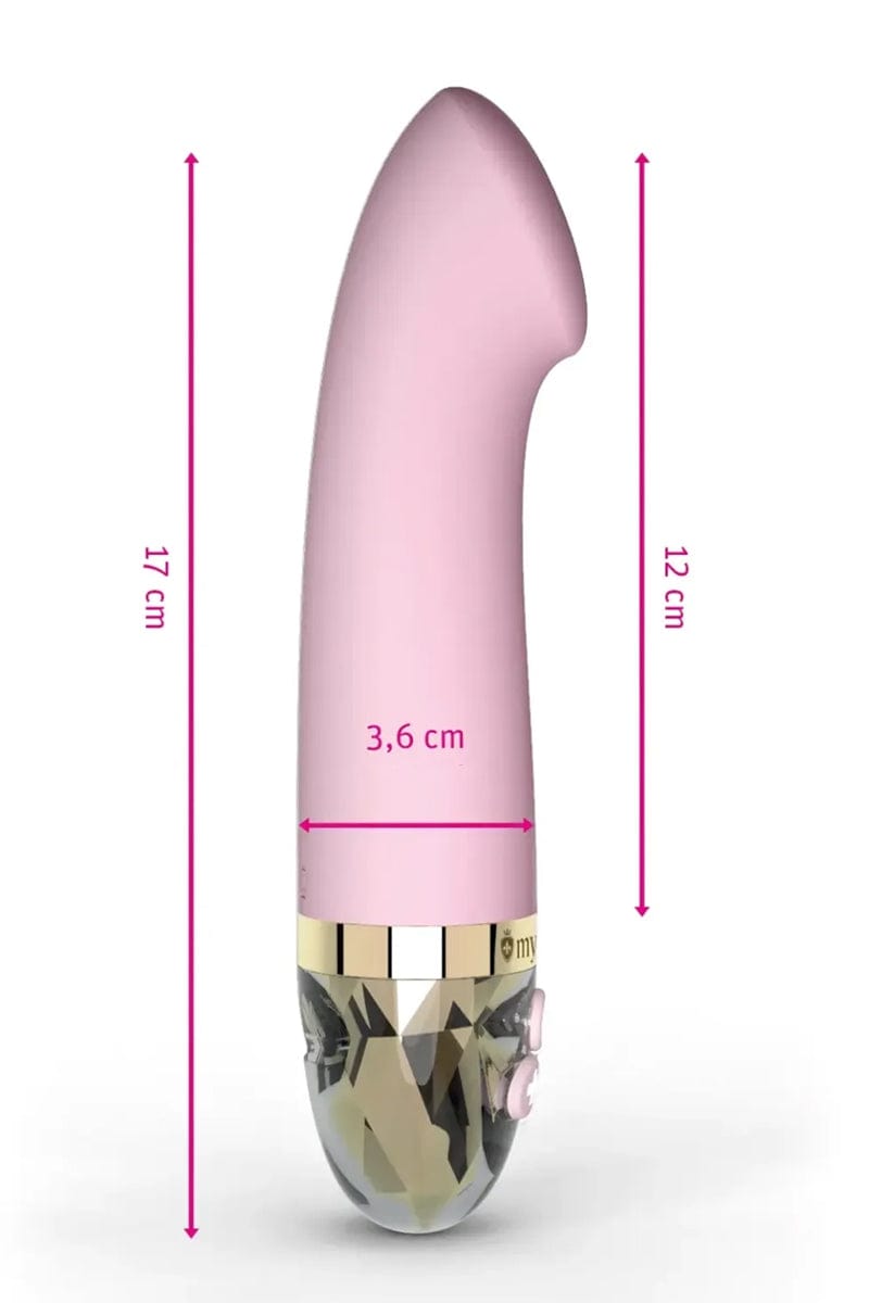 Vibromasseur de luxe spécial point G Right on Ron - Mystim
