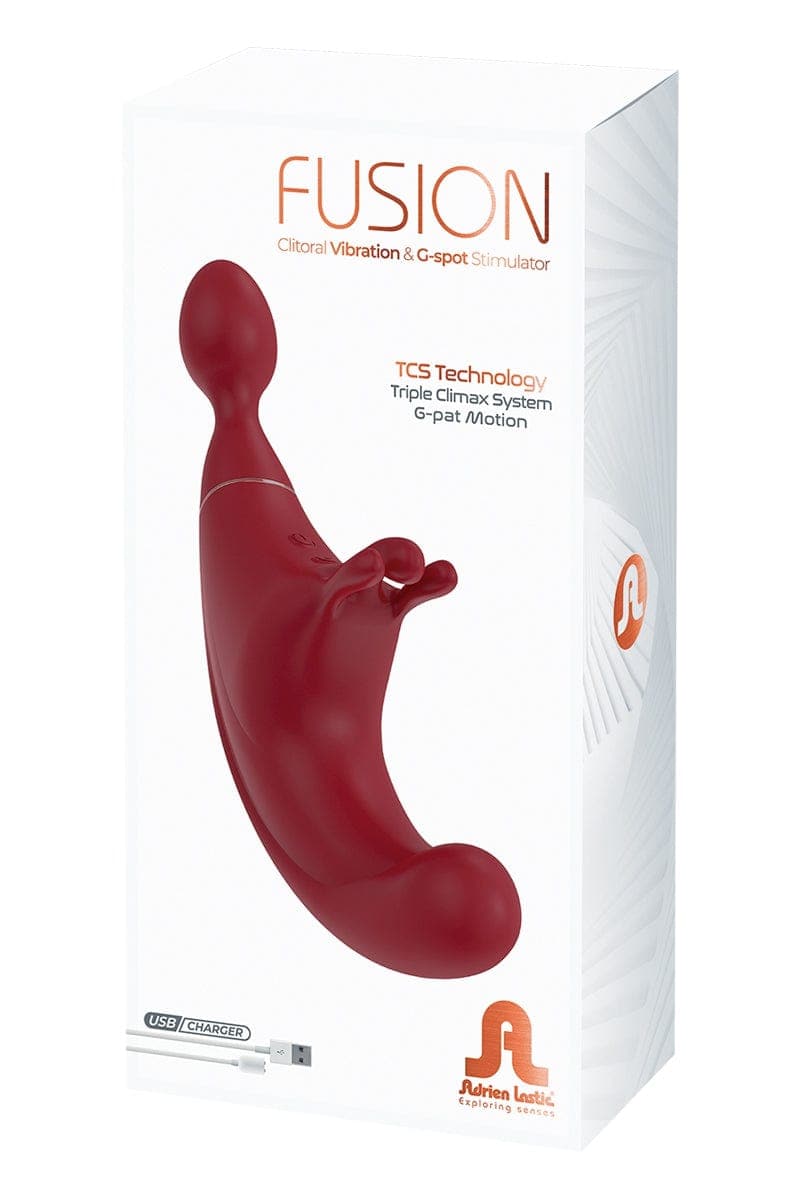 Vibromasseur de luxe stimulateur point G rechargeable Fusion - Adrien Lastic