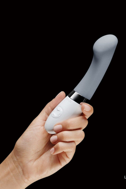 Vibromasseur féminin Gigi 2 de luxe gris stimulateur point G - Lelo