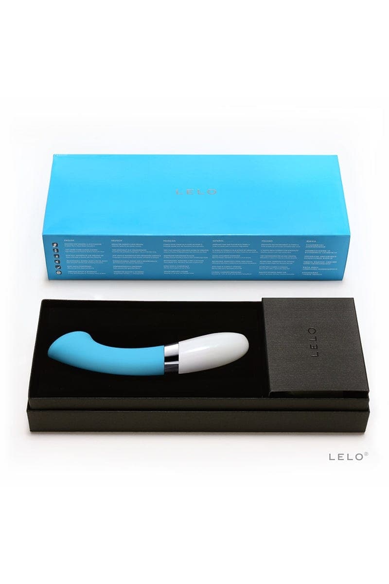 Vibromasseur féminin rechargeable Gigi 2 Bleu turquoise point G - Lelo