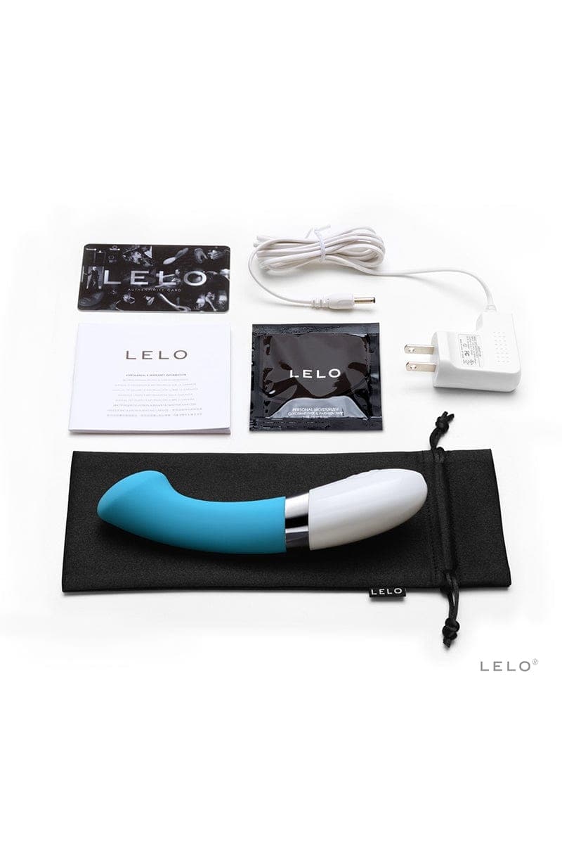 Vibromasseur féminin rechargeable Gigi 2 Bleu turquoise point G - Lelo