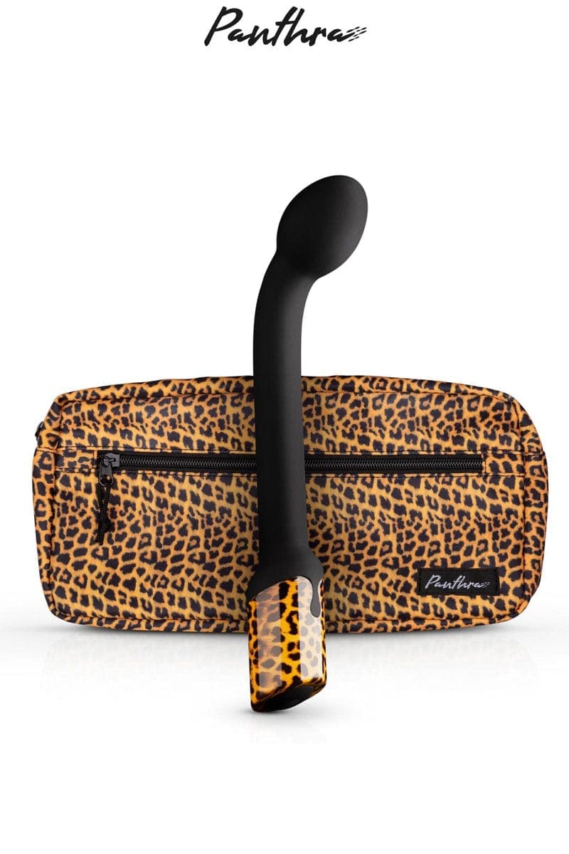 Vibromasseur féminin stimulation point G panthère 21cm Nila - Panthra