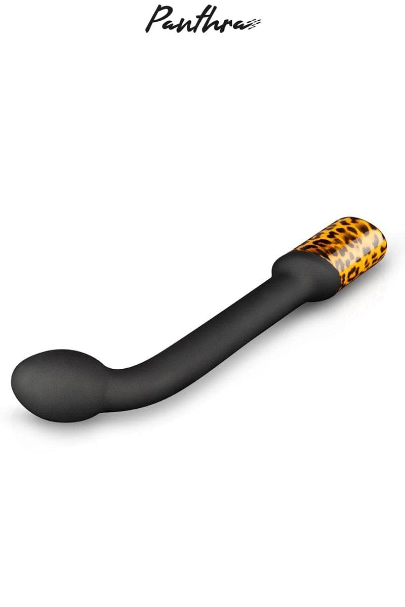 Vibromasseur féminin stimulation point G panthère 21cm Nila - Panthra