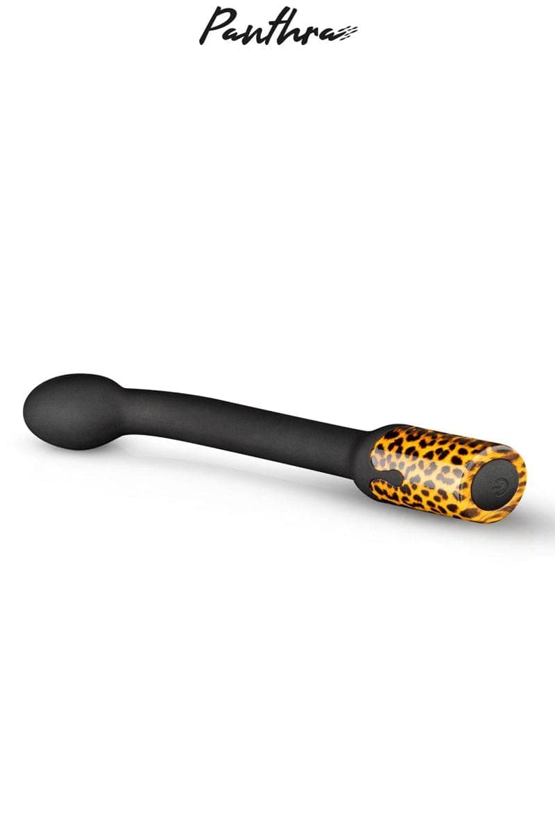 Vibromasseur féminin stimulation point G panthère 21cm Nila - Panthra
