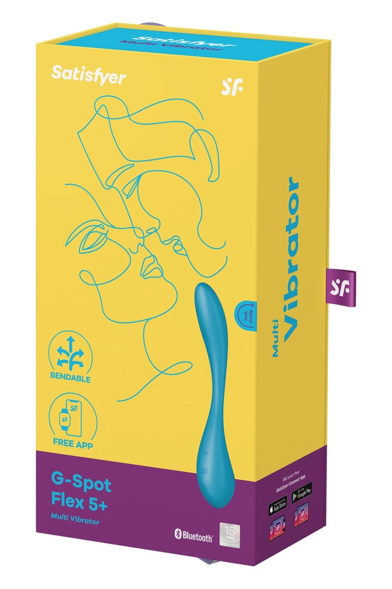 Vibromasseur G Spot Flex 5+ bleu - Satifyer