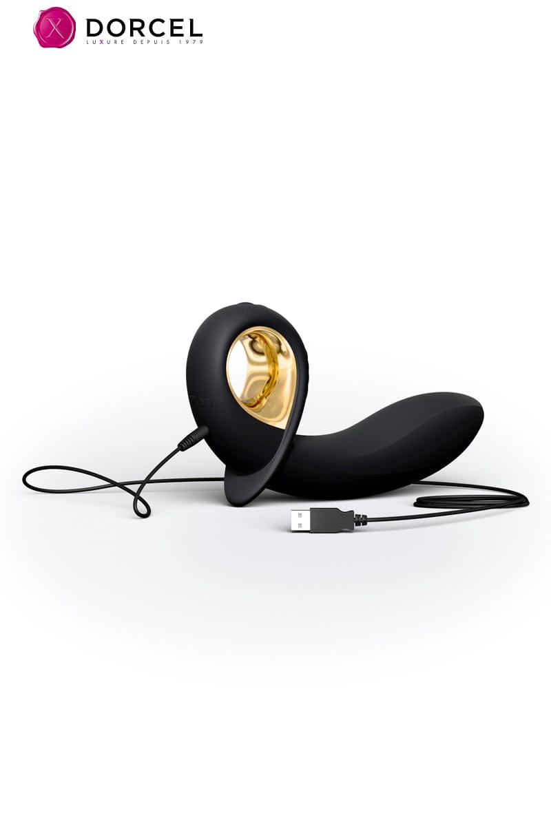 Vibromasseur gonflable et 10 modes vibrant unisexe Deep Expand - Dorcel