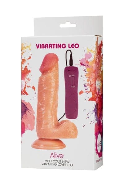 Vibromasseur pénis couleur chair réaliste taille idéale Léo 17cm - Alive