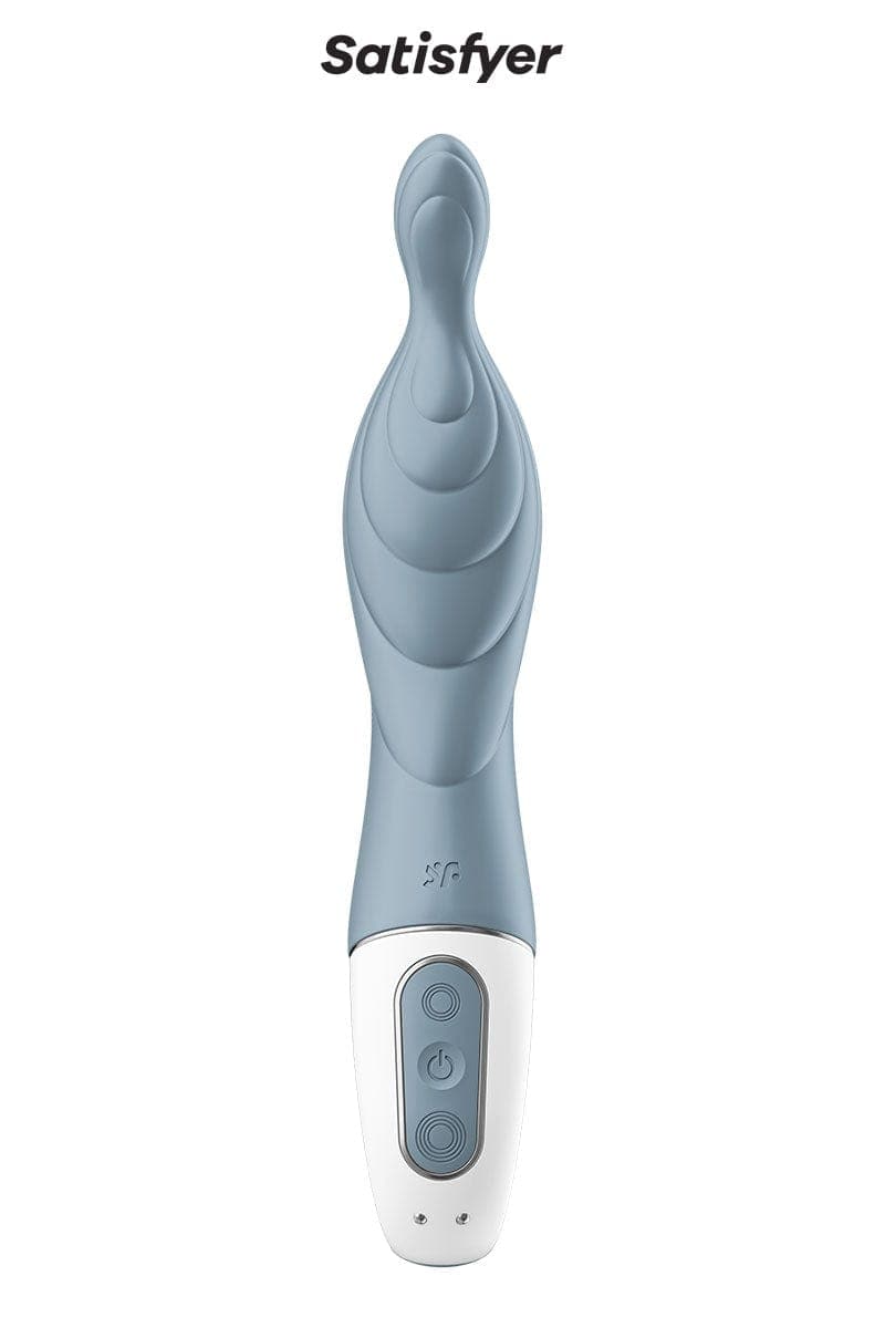 Vibromasseur point A étanche et rechargeable A-Mazing 2 Gris - Satisfyer