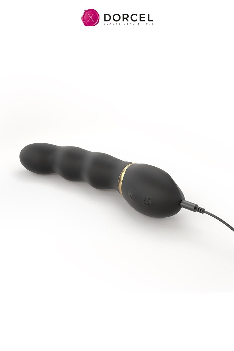 Vibromasseur point G en silicone 3 moteurs rechargeable Too Much 2.0 - Dorcel