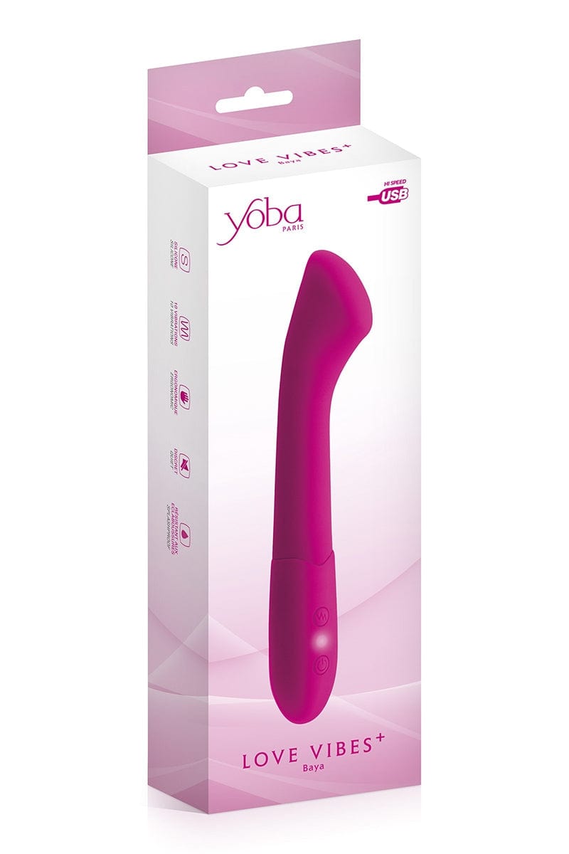 Vibromasseur point G rechargeable USB en silicone étanche Baya - Yoba