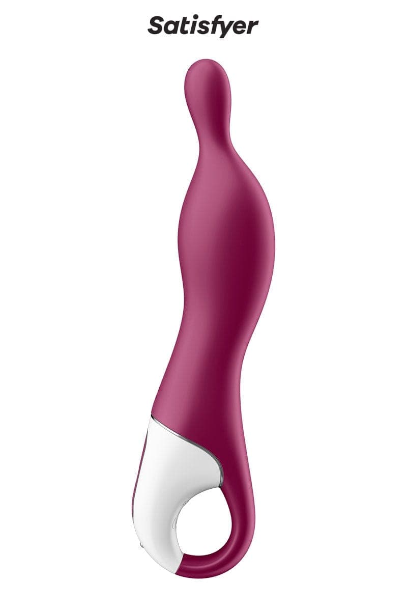Vibromasseur puissant A-Mazing 1 rechargeable et étanche Bordeaux - Satisfyer