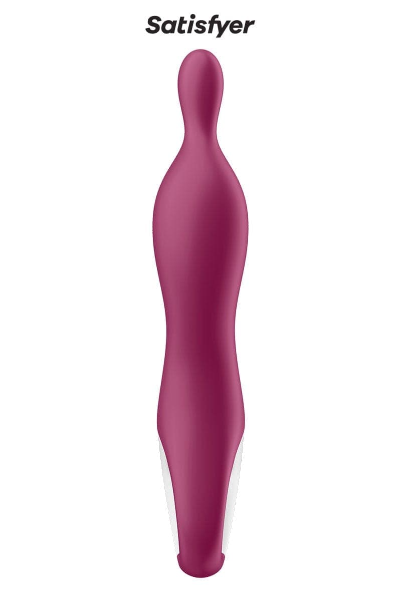 Vibromasseur puissant A-Mazing 1 rechargeable et étanche Bordeaux - Satisfyer