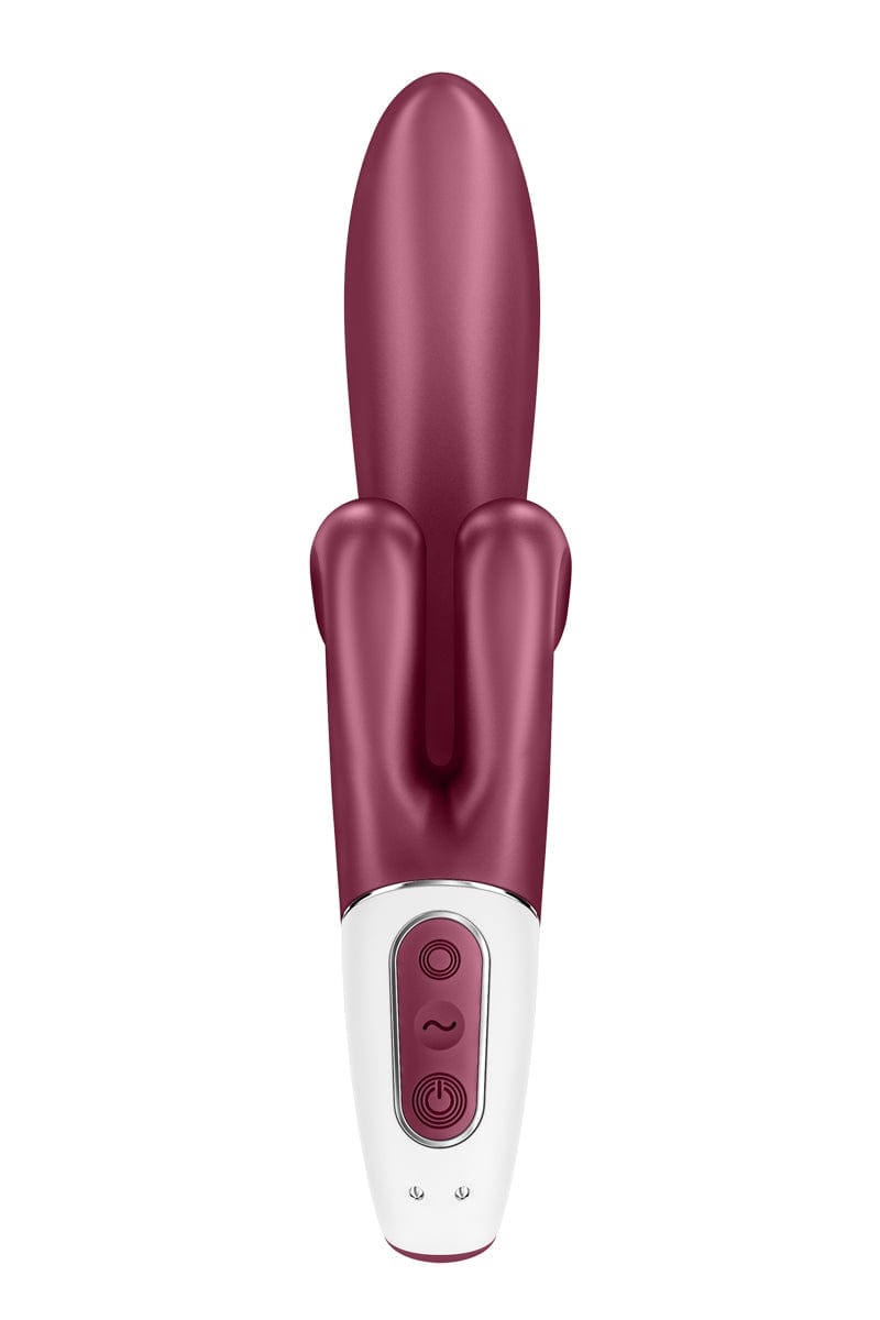 Vibromasseur rabbit flexible Touch Me silicone rouge - Satisfyer