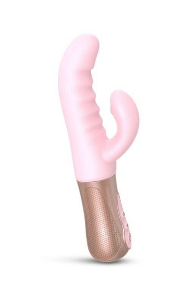 Vibromasseur rabbit Sassy Bunny va et vient rose + Secret Box offerte - Love to Love