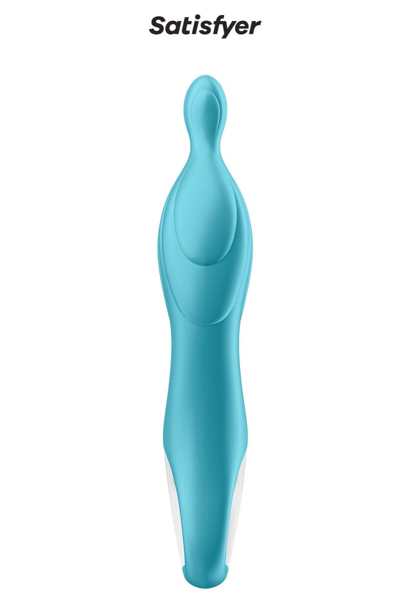 Vibromasseur rechargeable en silicone point A A-Mazing 2 Turquoise - Satisfyer