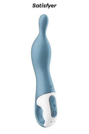 Vibromasseur rechargeable et étanche A-Mazing 1 Bleu point A - Satisfyer