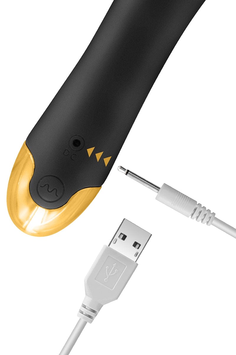 Vibromasseur rotatif 5 programmes rechargeable USB My Mistress - Black Empire