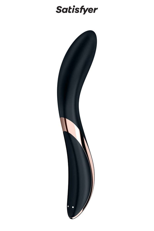 Vibromasseur stimulation point G Rrrolling Explosion noir 12 modes de vibration - Satisfyer