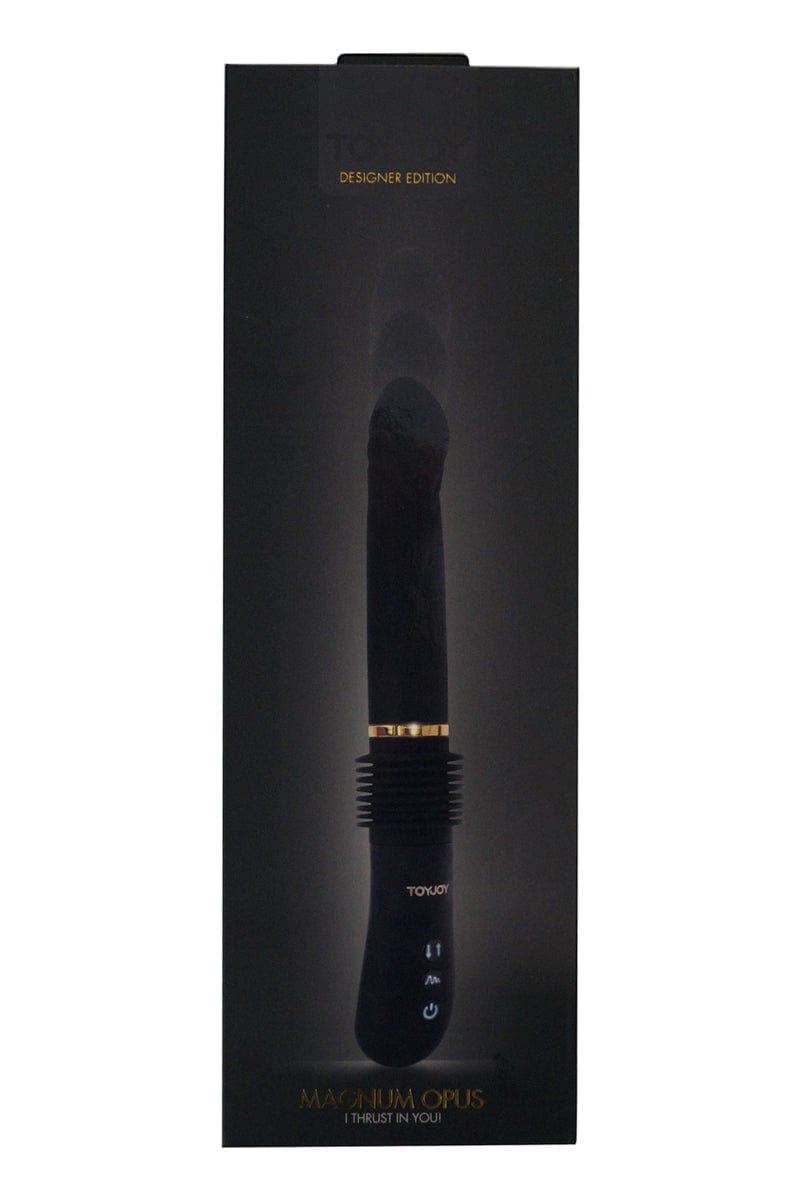 Vibromasseur va-et-vient vibrant vaginal et anal Magnum Opus - ToyJoy